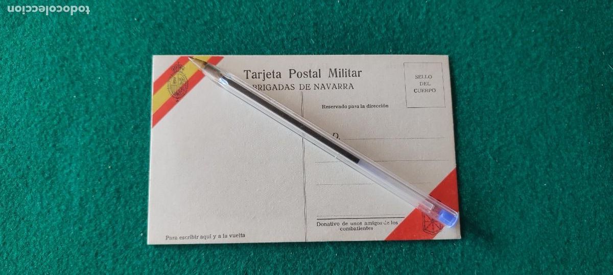 Militaria: guerra civil postal Brigadas de Navarra