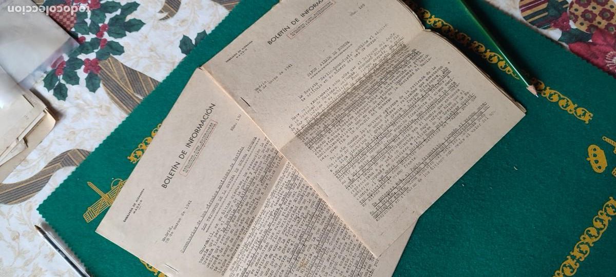 Militaria: Holote boletines embajada alemana en Madrid guerra mundial 1941