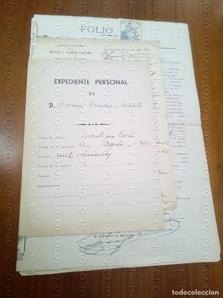Military Antiques: HUEVAR GUARDIA RUPERTO BARRERA REINOSO 1922 3 DOCUMENTOS L66