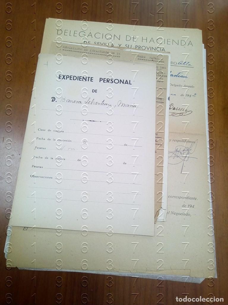 Military Antiques: ALFEREZ RAMON BALLESTEROS BARRERA CADIZ REGTO INFANTERIA 33 CAIDO 11 DOCUMENTOS L67