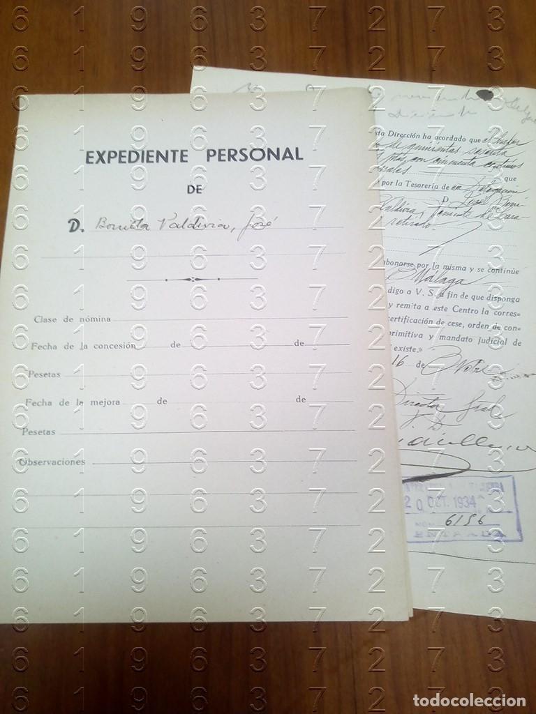 Military Antiques: TENIENTE DE CARABINEROS JOSE BONILLA VALDIVIA 1935 2 DOCUMENTOS L67