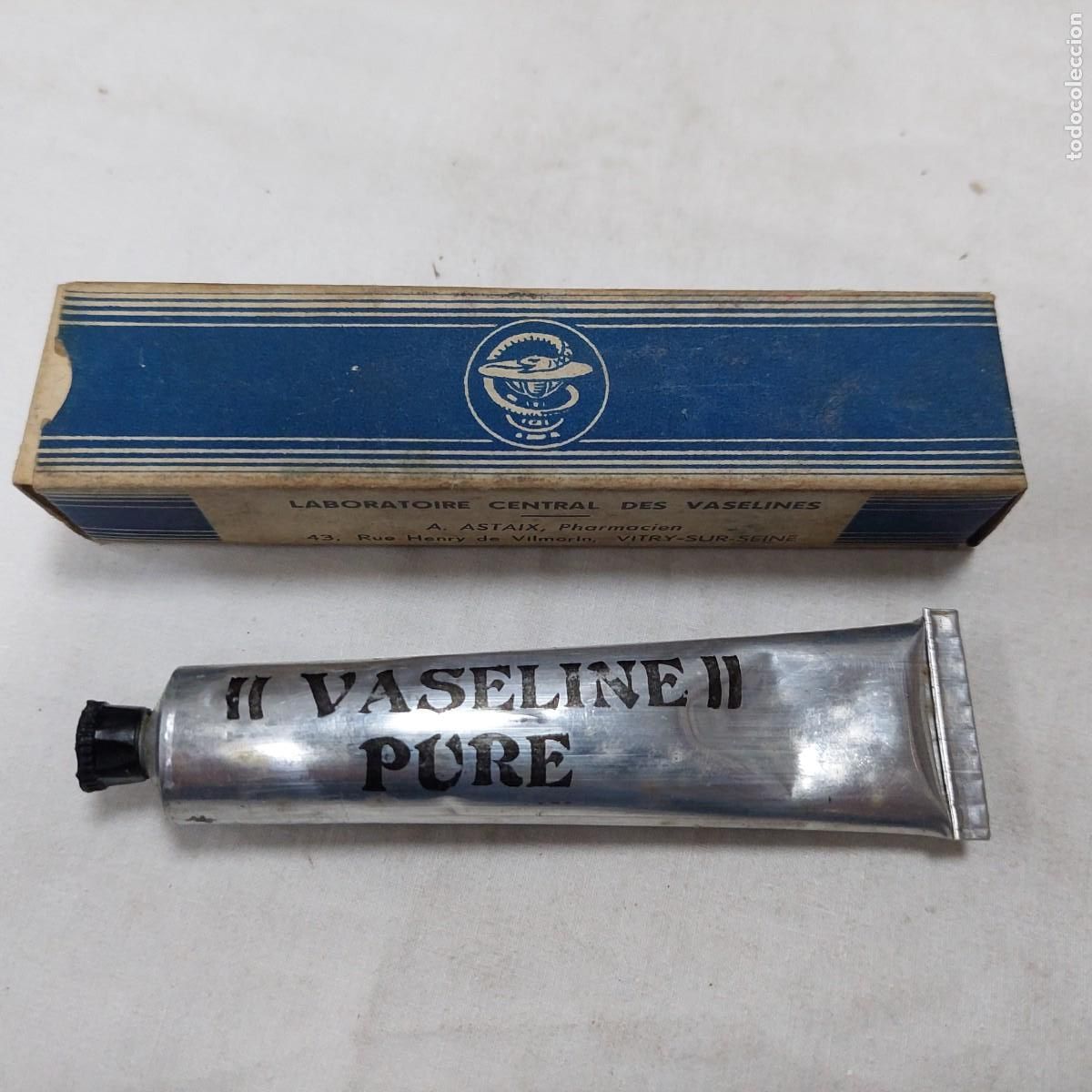 Military Antiques: Frasco bote Vaselina pura farmacia militar guerra civil o segunda guerra