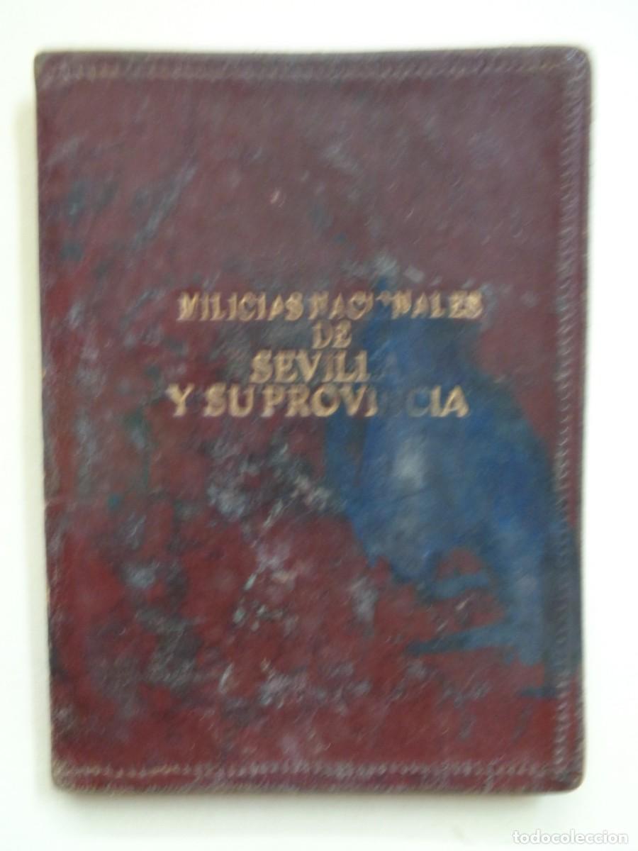 Militaria: GUERRA CIVIL : CARTERA PARA CARNET DE LAS MILICIAS NACIONALES DE SEVILLA Y PROVINCIA