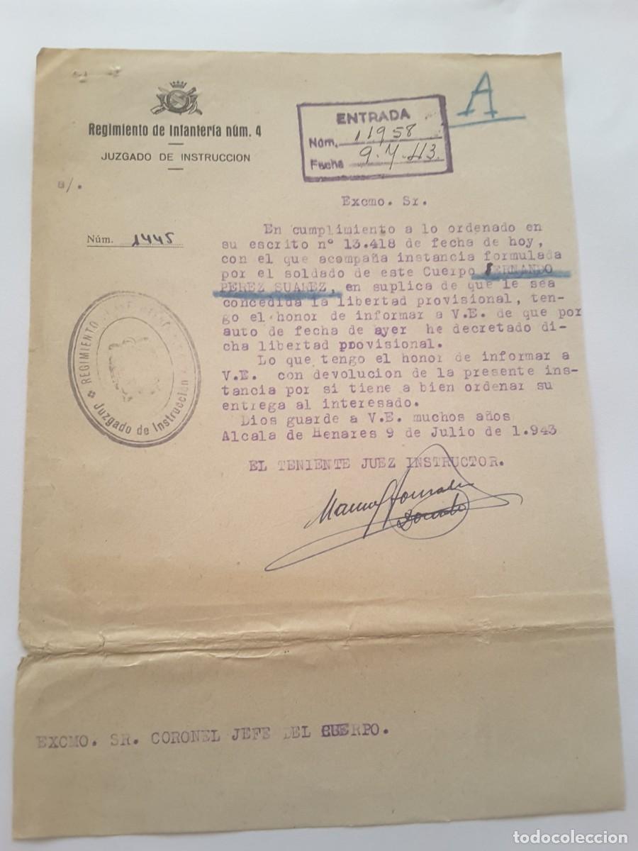 Militaria: Documento guerra civil Espa&ntilde;a