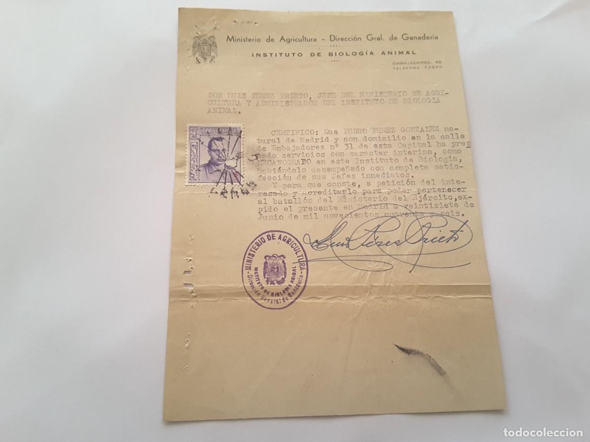 Militaria: Documento guerra civil Espa&ntilde;a
