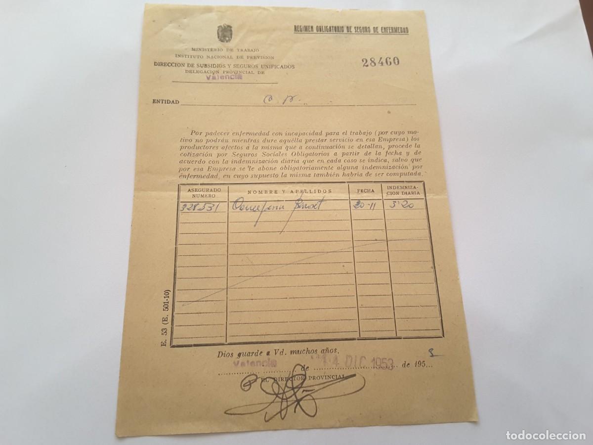 Militaria: Documento militar Espa&ntilde;a