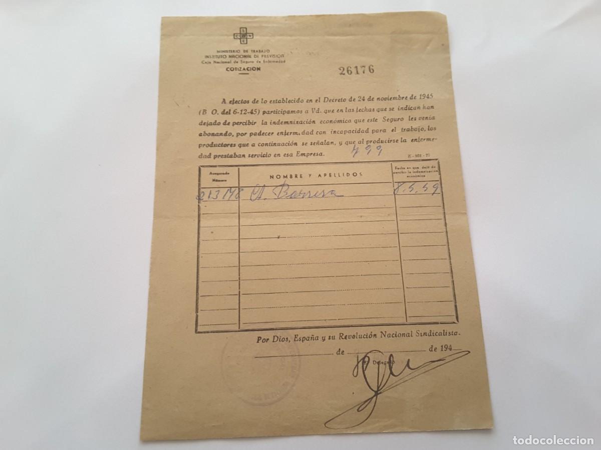 Militaria: Documento militar Espa&ntilde;a - Foto 1