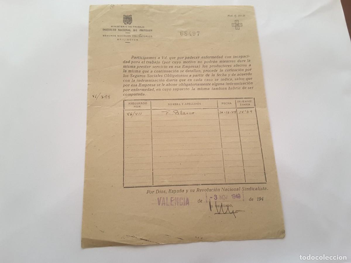Militaria: Documento militar Espa&ntilde;a