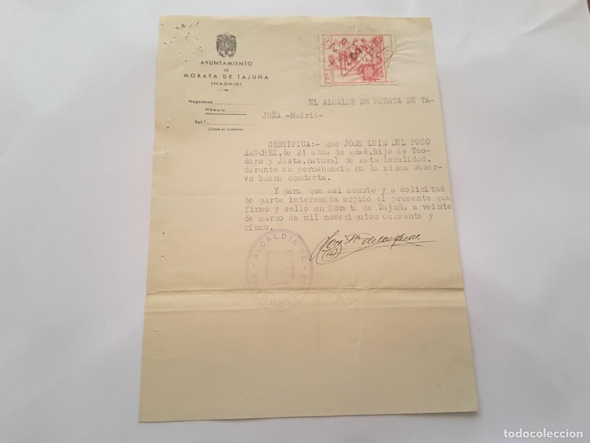 Militaria: Documento militar Espa&ntilde;a