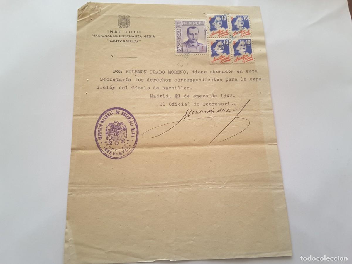 Militaria: Documento militar Espa&ntilde;a - Foto 1