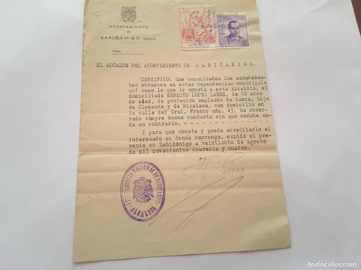 Militaria: Documento militar Espa&ntilde;a - Foto 1