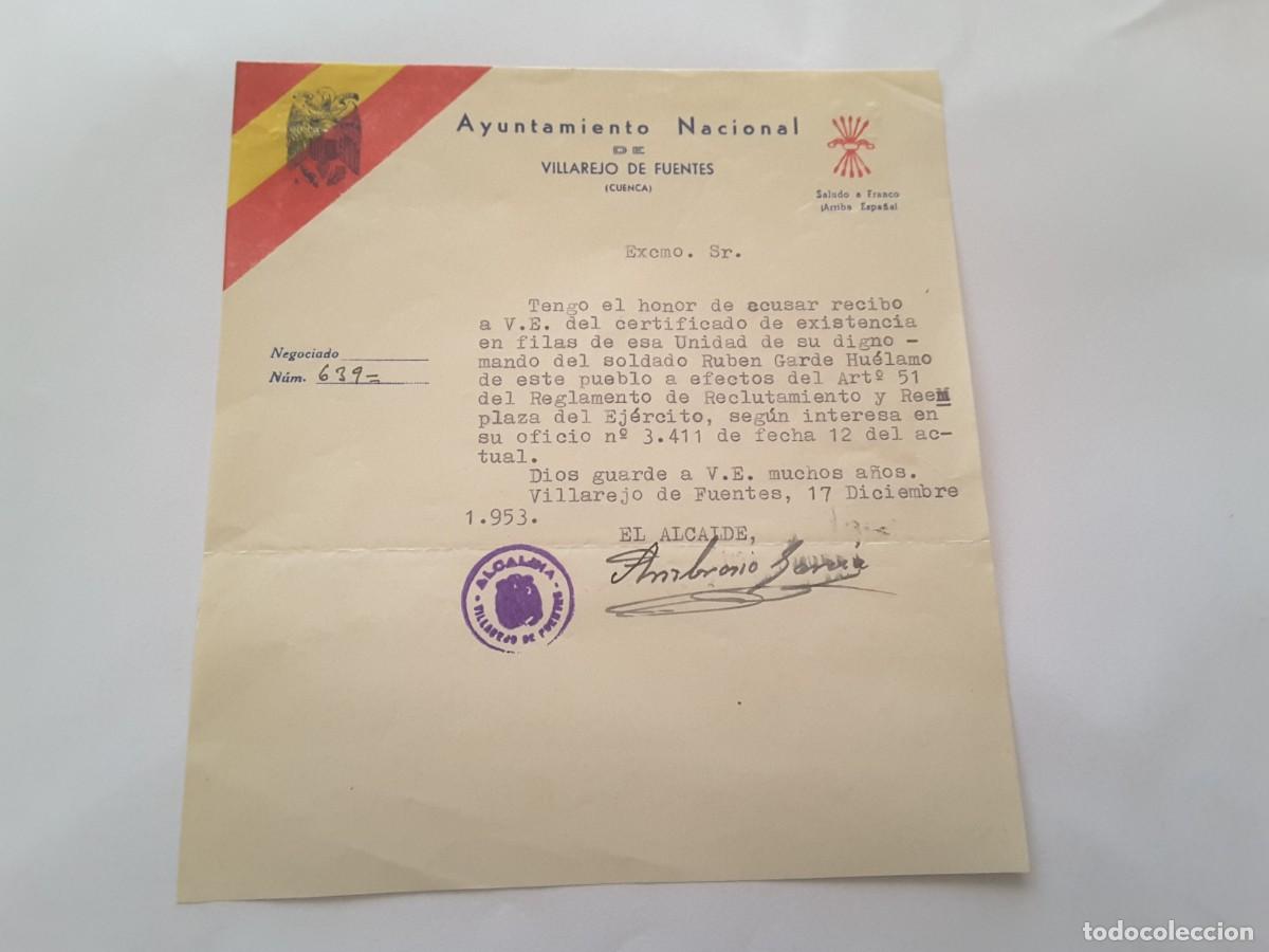 Militaria: Documento militar Espa&ntilde;a