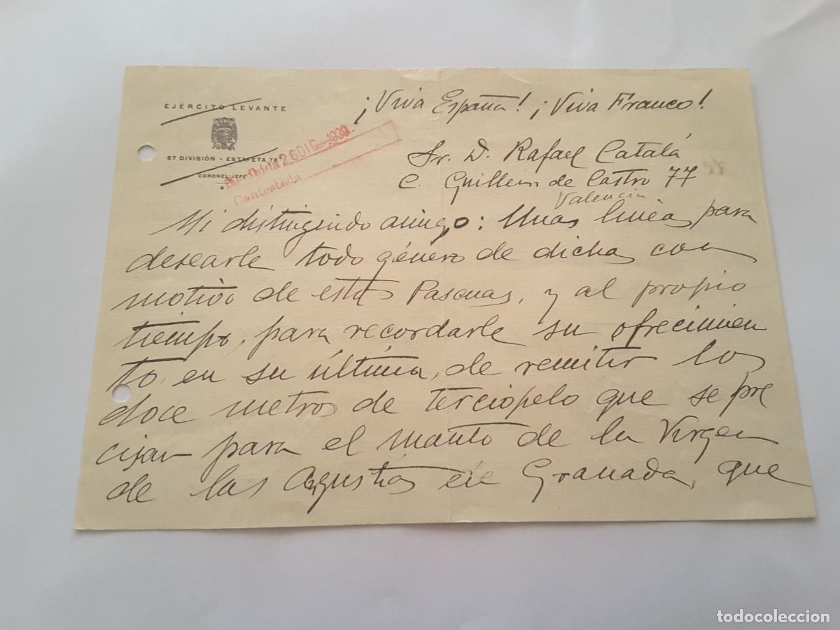 Militaria: Documento militar Espa&ntilde;a - Foto 1