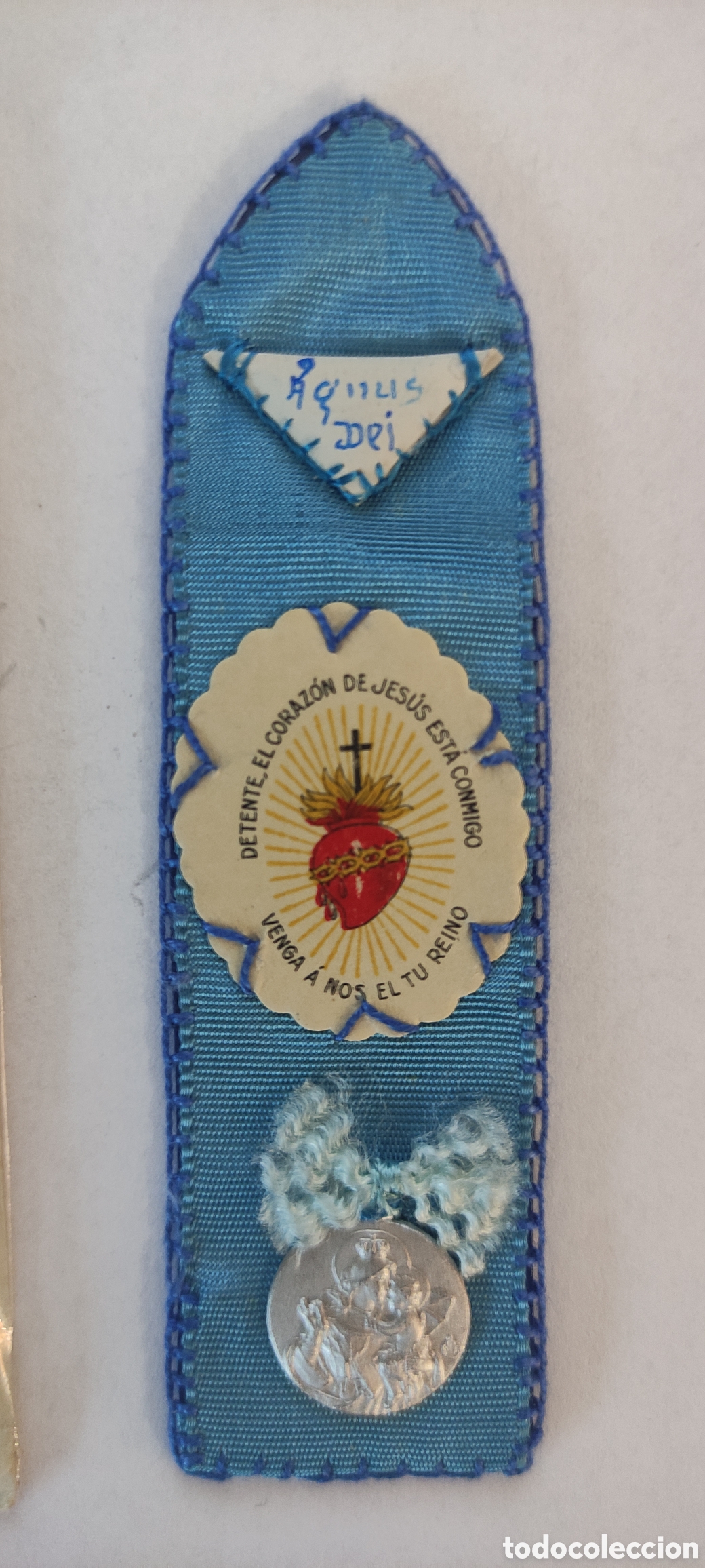 Military Antiques: Detente corazon de jesus con medalla.