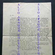Militaria: LÉRIDA 1940 / CIRCULAR PARA LA DETENCIÓN DE FALSOS AGENTES DE POLICÍA O INFORMACIÓN