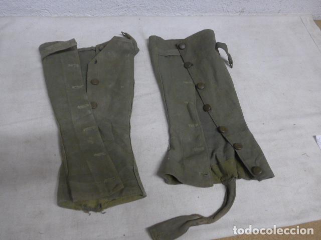 Militaria: Antiguas polainas de tela originales, Guerra de Africa, de Alfonso XIII hasta guerra civil.