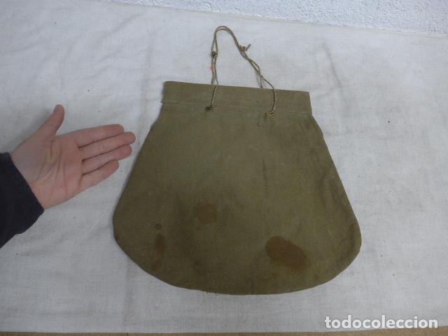 Militaria: Antigua bolsa militar a identificar, racionera de caballeria ? Alfonso XIII o Guerra civil