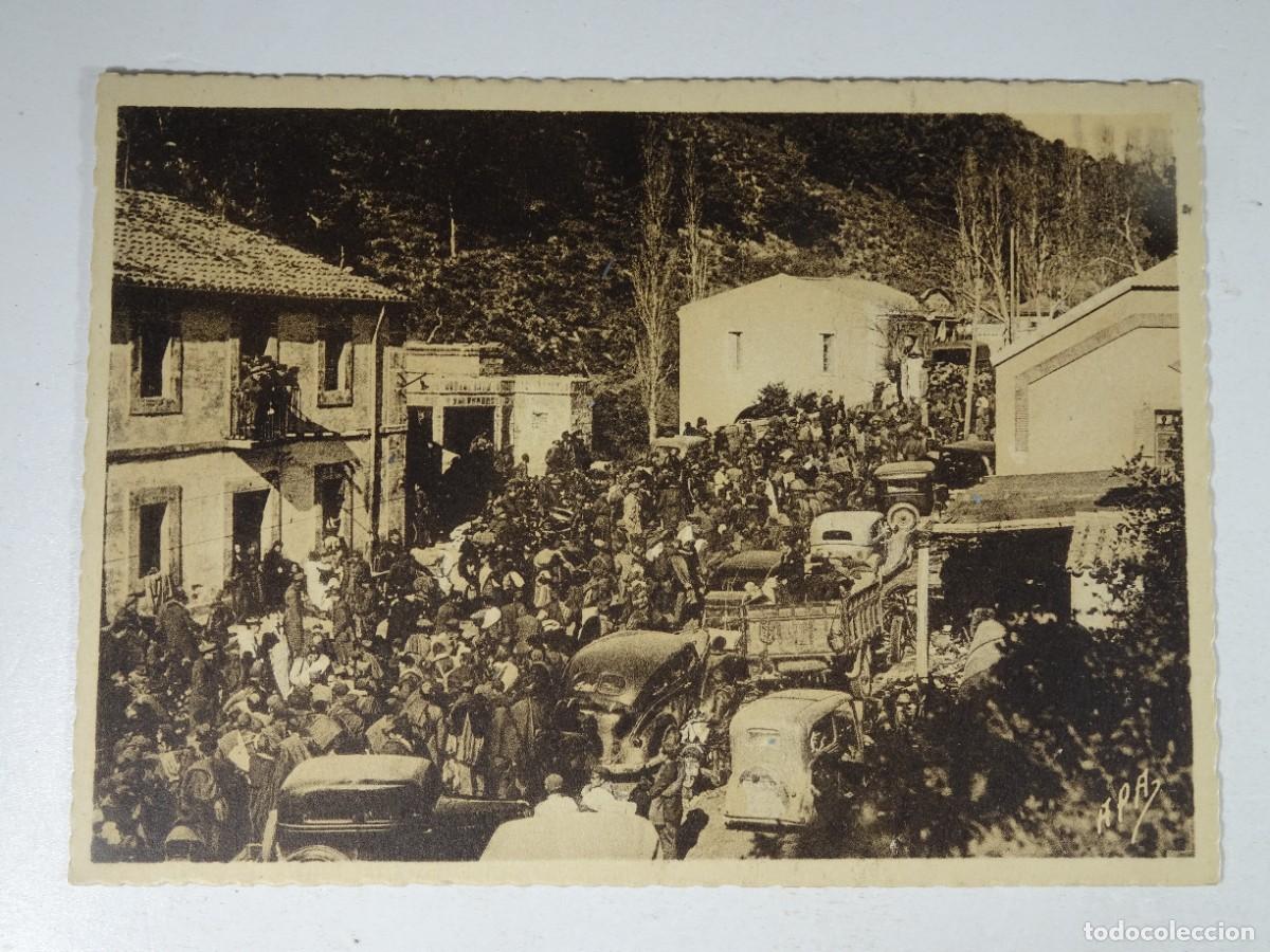 Militaria: ANTIGUA POSTAL CPSM ,GUERRA CIVIL, REFUGIADOS ,PRISIONEROS FRANQUISTAS, LE PERTHUS, REPUBLICANOS