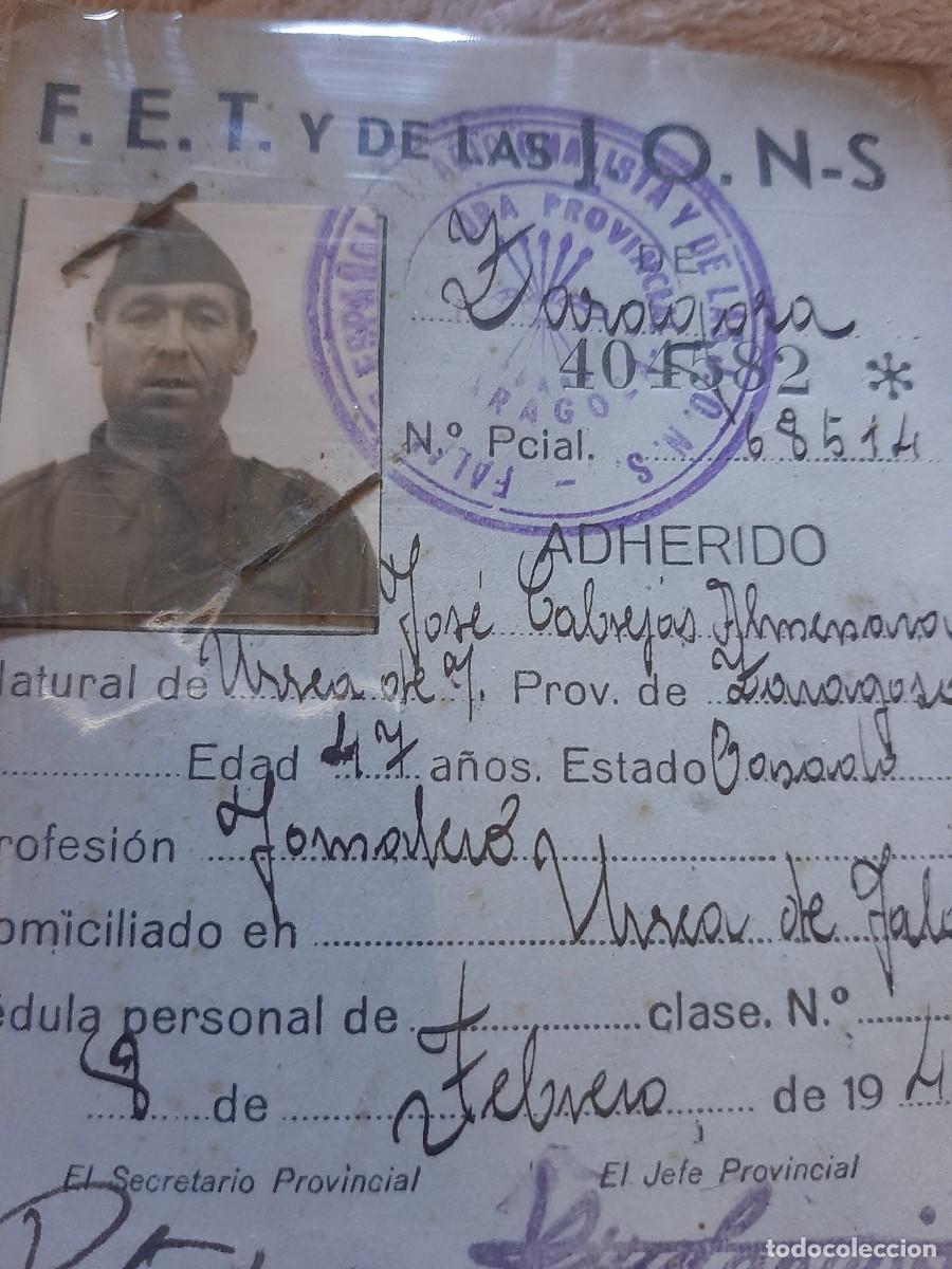 Militaria: Carnet de Falange - Foto 2