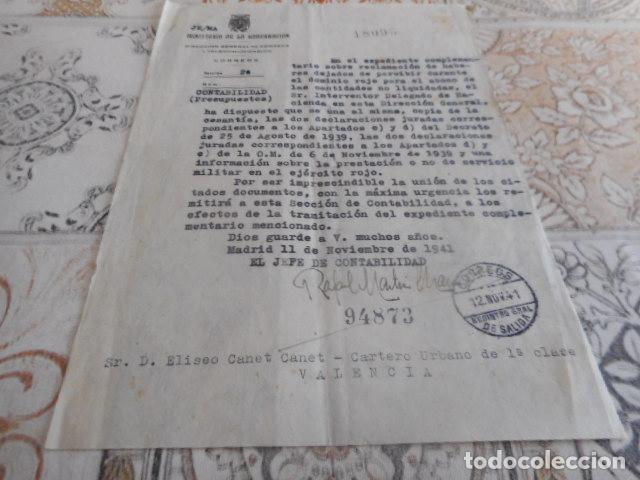 Militaria: interesante documento de 1939-1941 - Foto 1