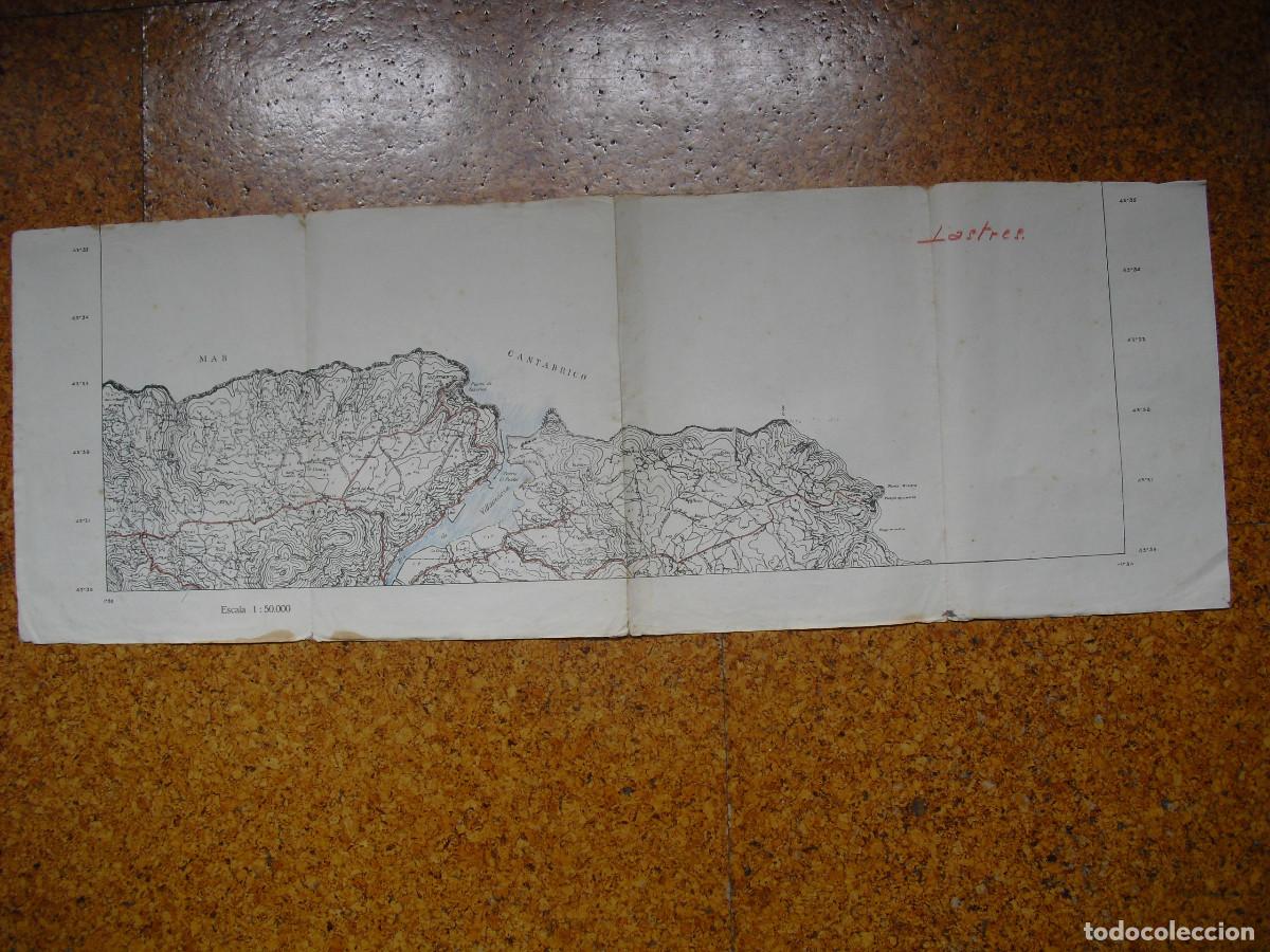 Militaria: GUERRA CIVIL MAPA DE LASTRES EJERCITO NACIONAL 1.50000. VER DESCRIPCI&Oacute;N