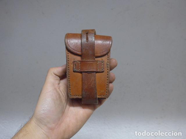 Militaria: Antigua cartuchera marron del mauser argentino 1930, original. Argentina. Guerra civil