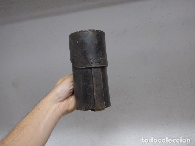 Militaria: Antigua funda original de granada lafitte, guerra civil.