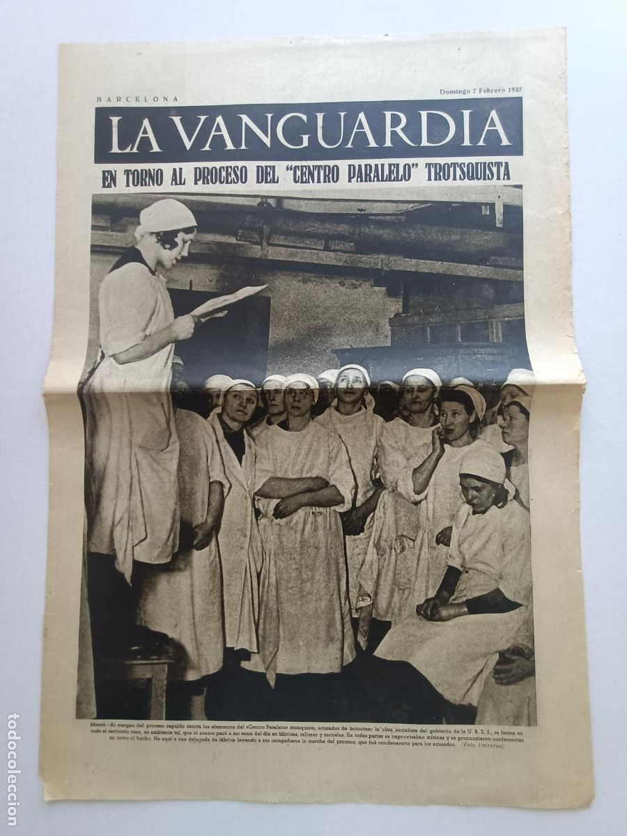 Militaria: LA VANGUARDIA FEBRERO 1937