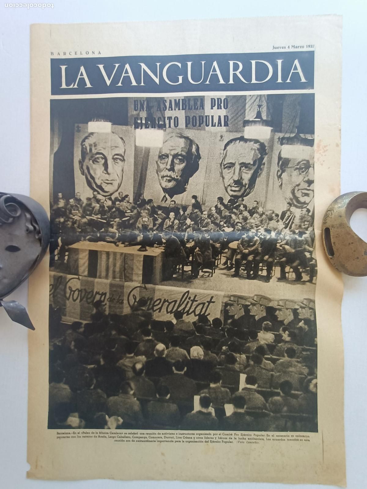 Militaria: LA VANGUARDIA MARZO 1937