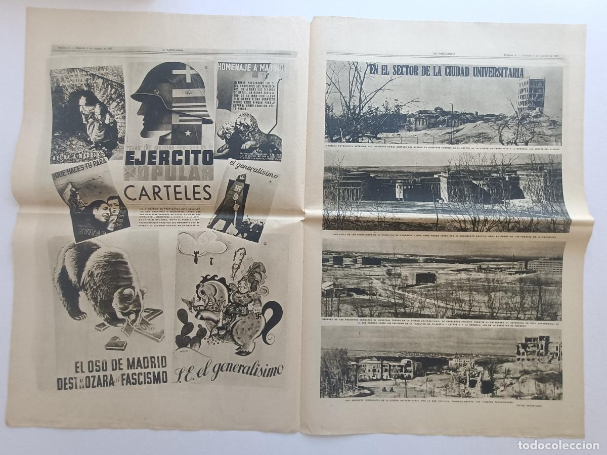 Militaria: AYUDEMOS A MADRID LA VANGUARDIA MARZO 1937