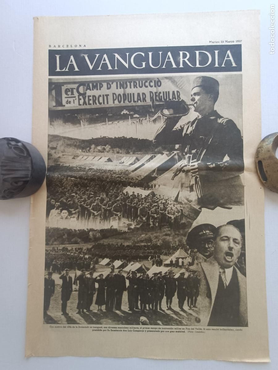 Militaria: LA VANGUARDIA MARZO 1937