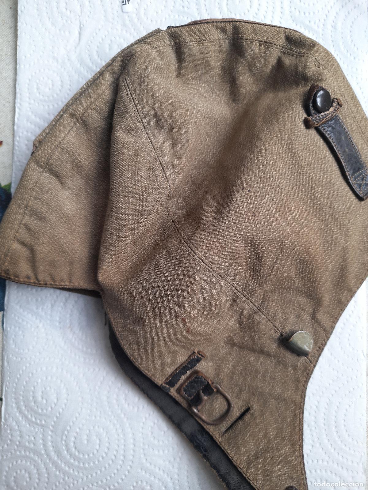 Militaria: Aviacion Luftwaffe Guerra Civil gorro de piloto alem&aacute;n FK34.