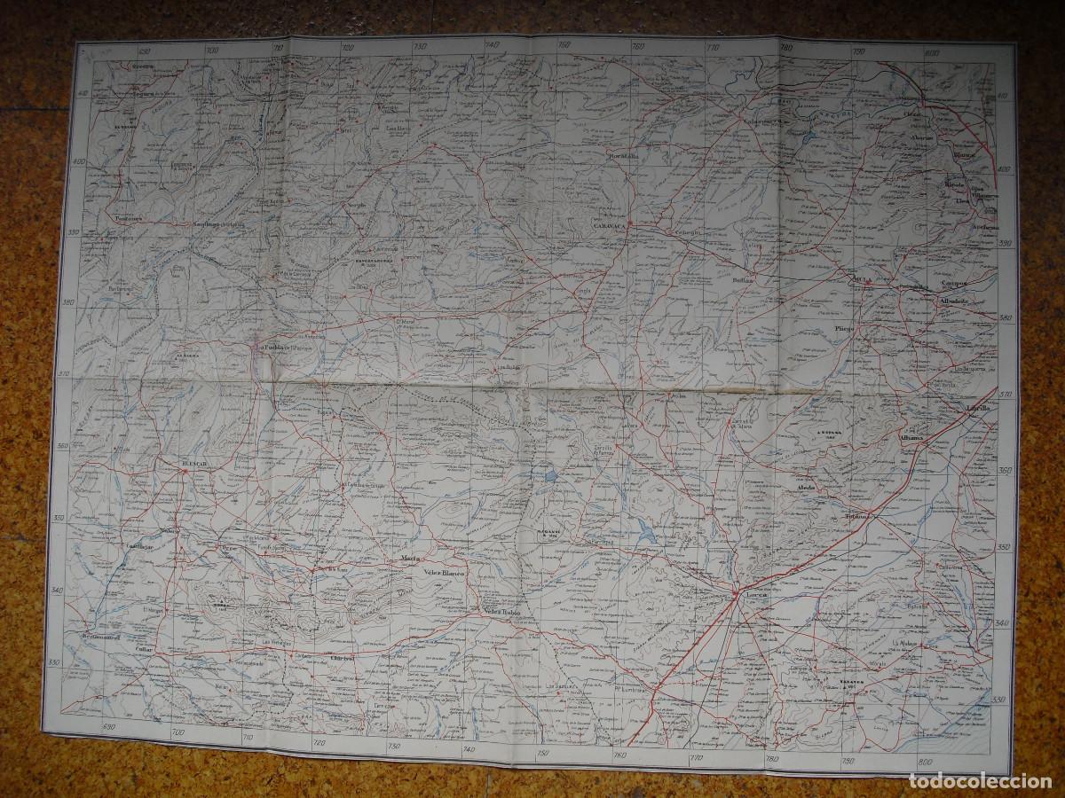Military Antiques: GUERRA CIVIL 1939 MAPA MILITAR ITINERARIO 76 CARAVACA