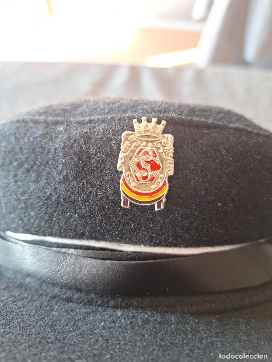 Military Antiques: Gorra de plato con insignia de guardia de asalto cuerpo seguridad