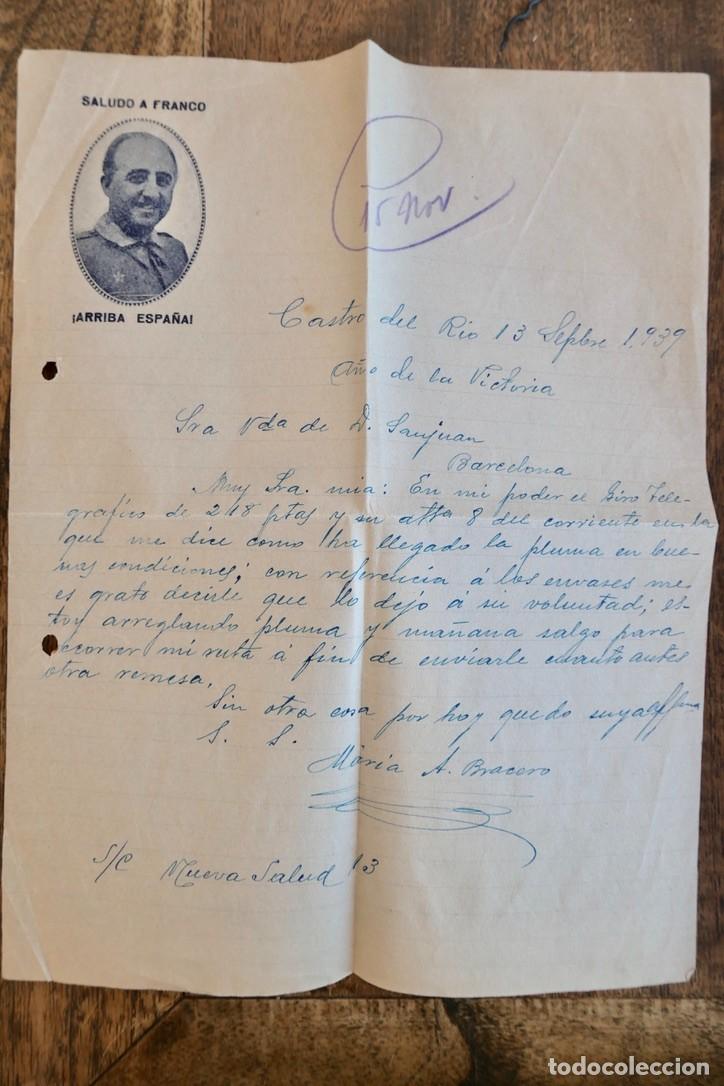 Militaria: DOS DOCUMENTOS DE 1939 - Foto 5