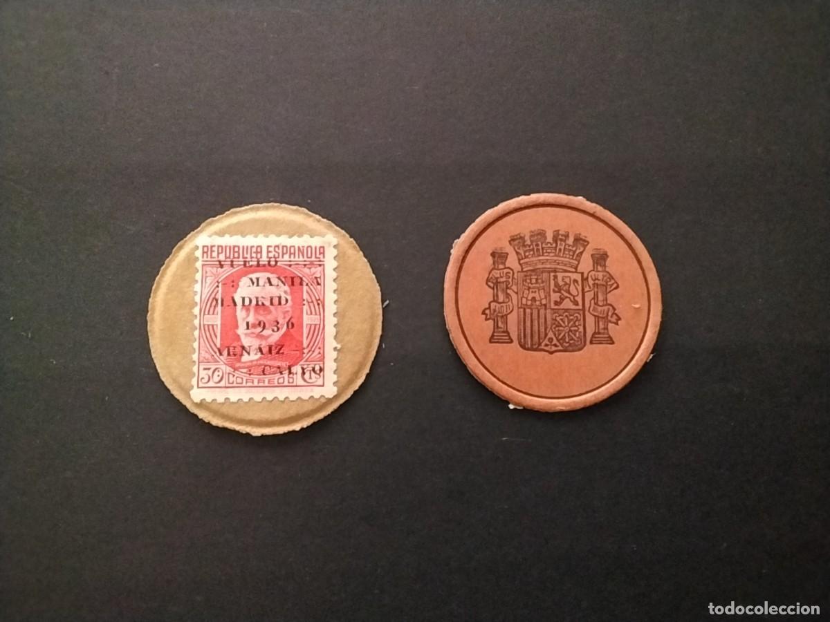Militaria: Sello moneda Rep&uacute;blica - Foto 1