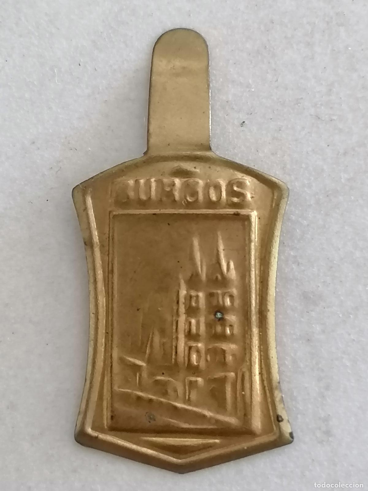 Militaria: EMBLEMA AUXILIO SOCIAL METALICO, BURGOS