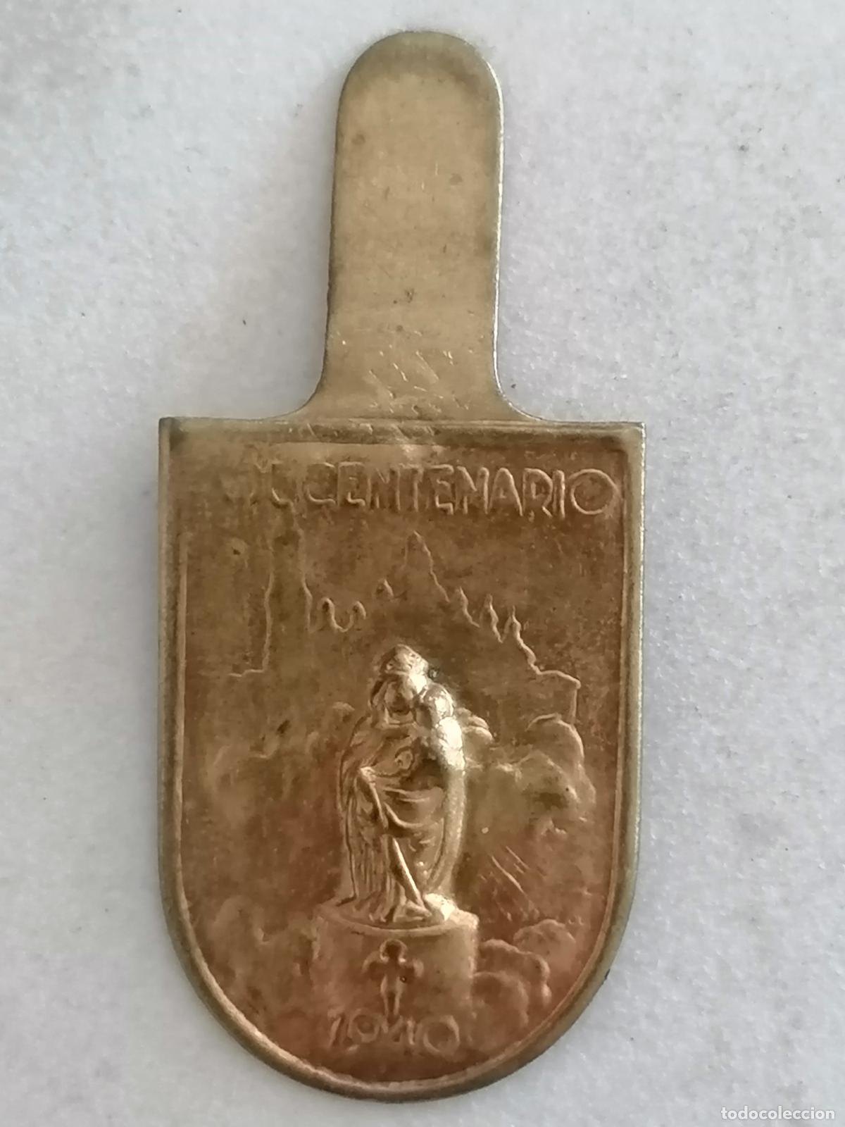 Militaria: EMBLEMA AUXILIO SOCIAL METALICO, XIX CENTENARIO, VIRGEN DEL PILAR, 1940