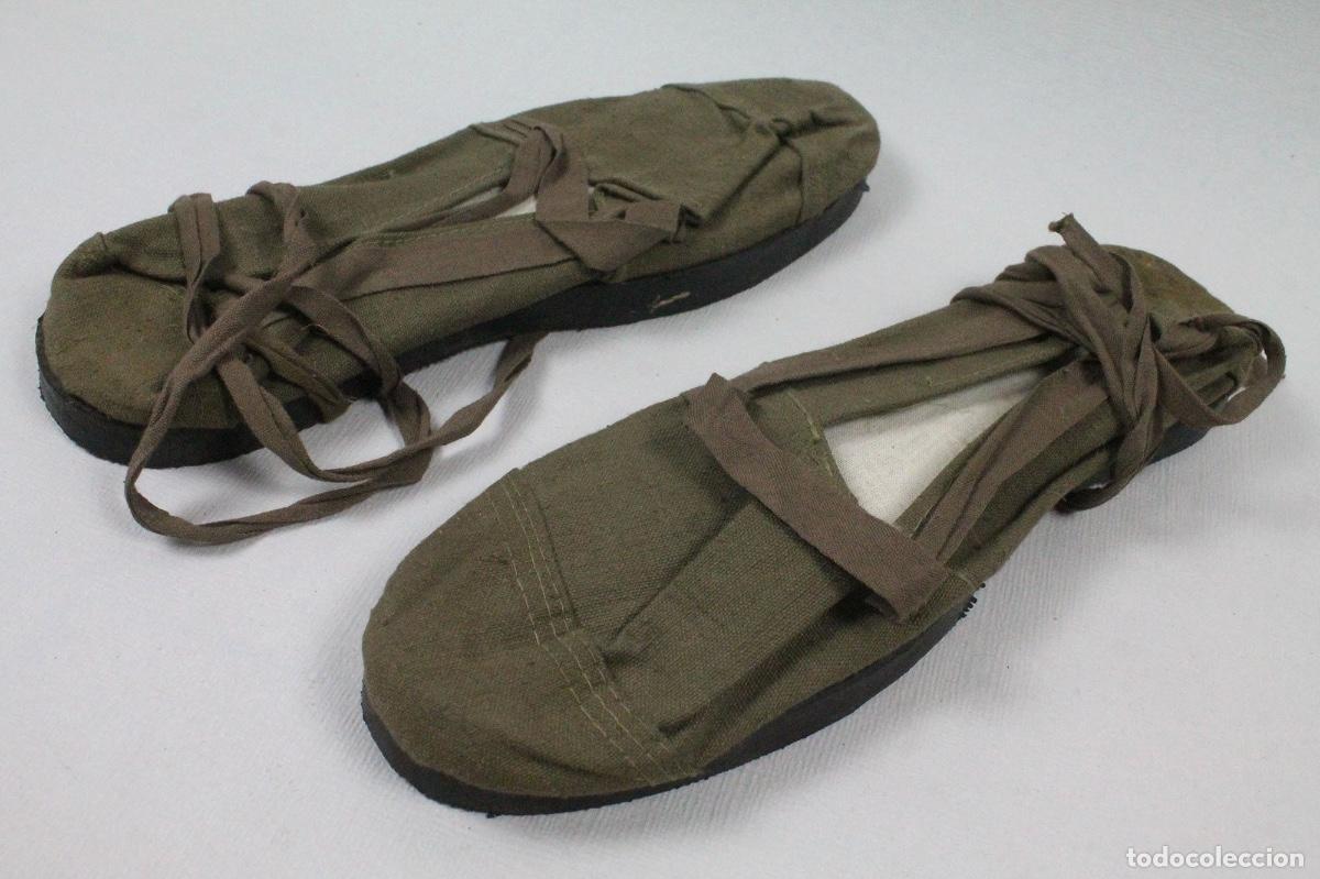 Military Antiques: Par de Alpargatas Militares de Reglamento, inicios del Siglo XX hasta 1939 &rdquo;EJERCITO ESPA&Ntilde;OL&rdquo;