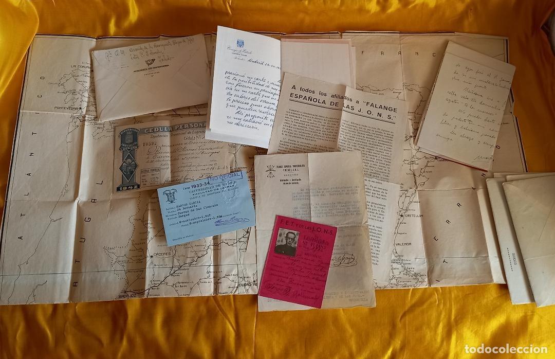 Militaria: Guerra Civil documentos de posible esp&iacute;a