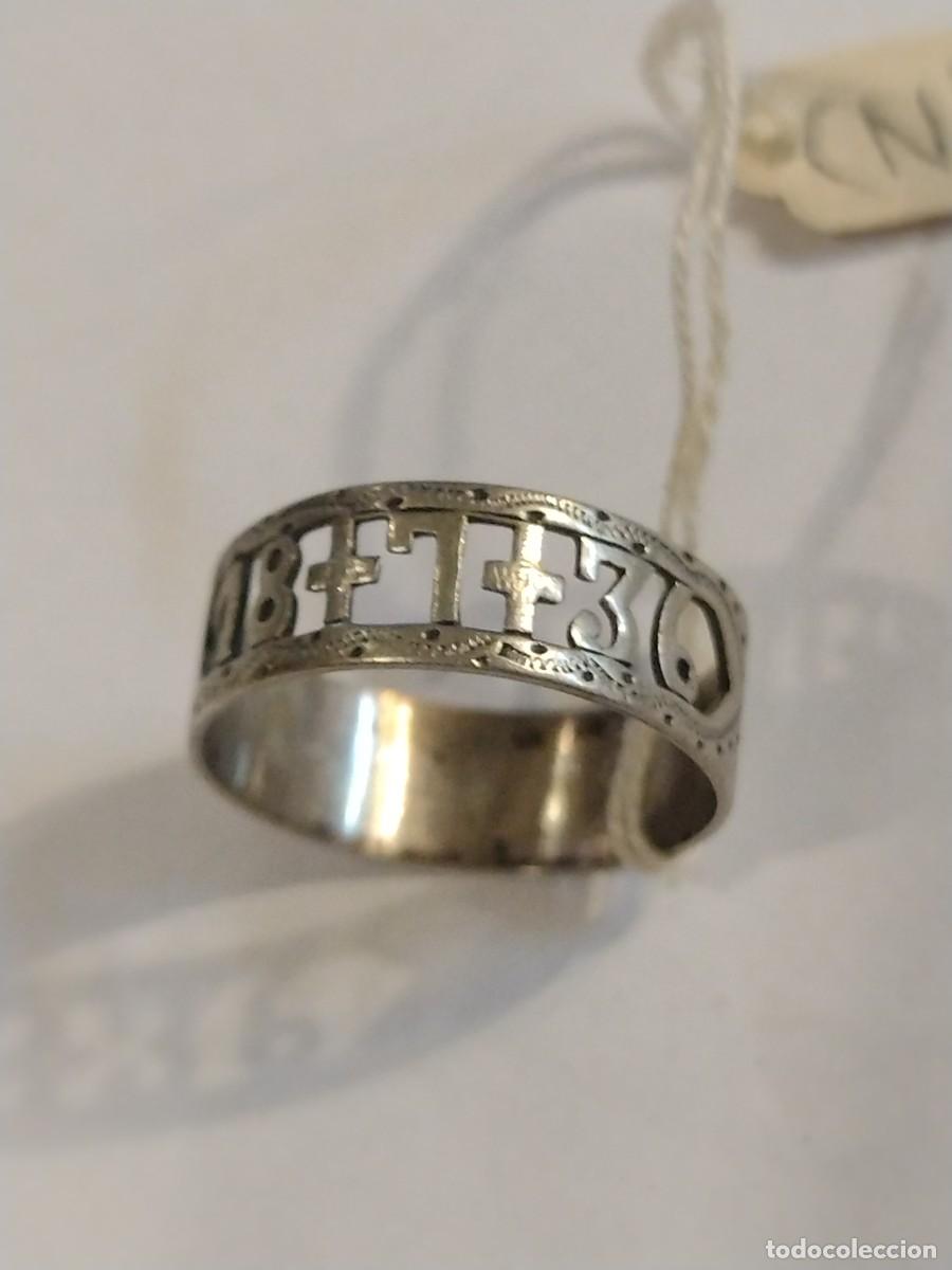 Militaria: ANILLO DE PLATA ?? - GUERRA CIVIL ESPA&Ntilde;OLA - BANDO NACIONAL - 18 DE JULIO DE 1936