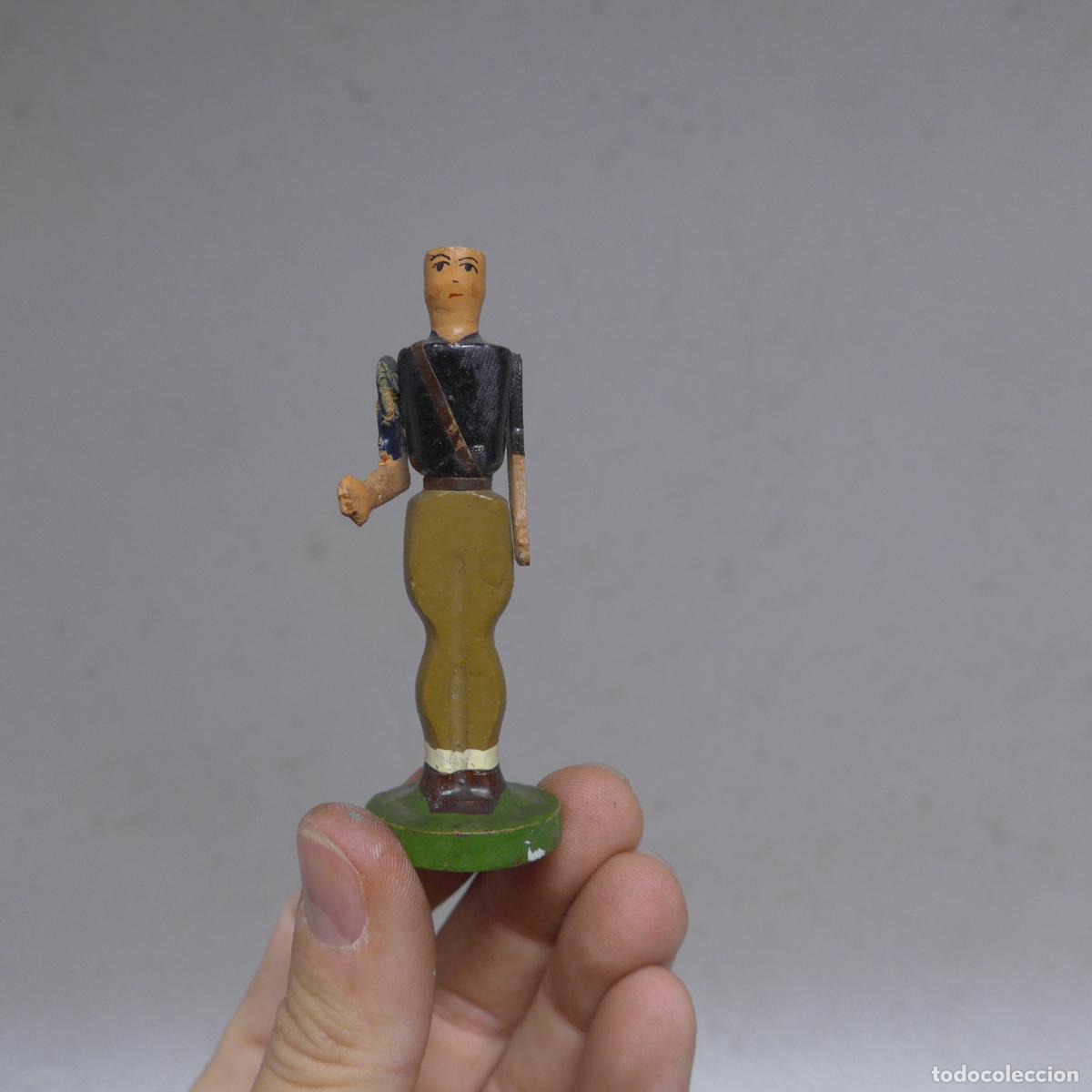 Military Antiques: Antiguo soldado de juguete de falange fabricado en Italia por BAMBINO en Guerra civil