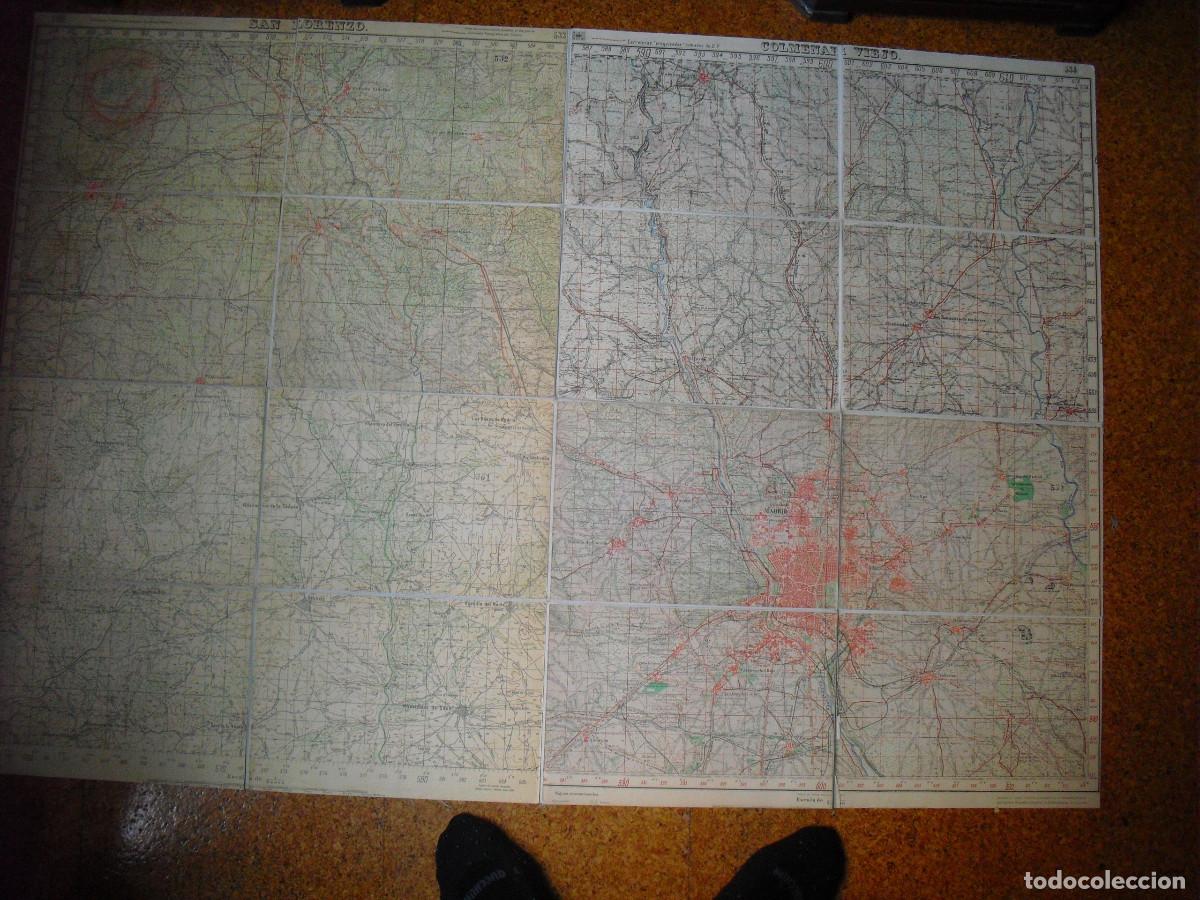 Militaria: CUATRO MAPAS EJCTO. REPUBLICANO UNIDOS Y ENTELADOS, UNO DESCONOCIDO HASTA LA FECHA