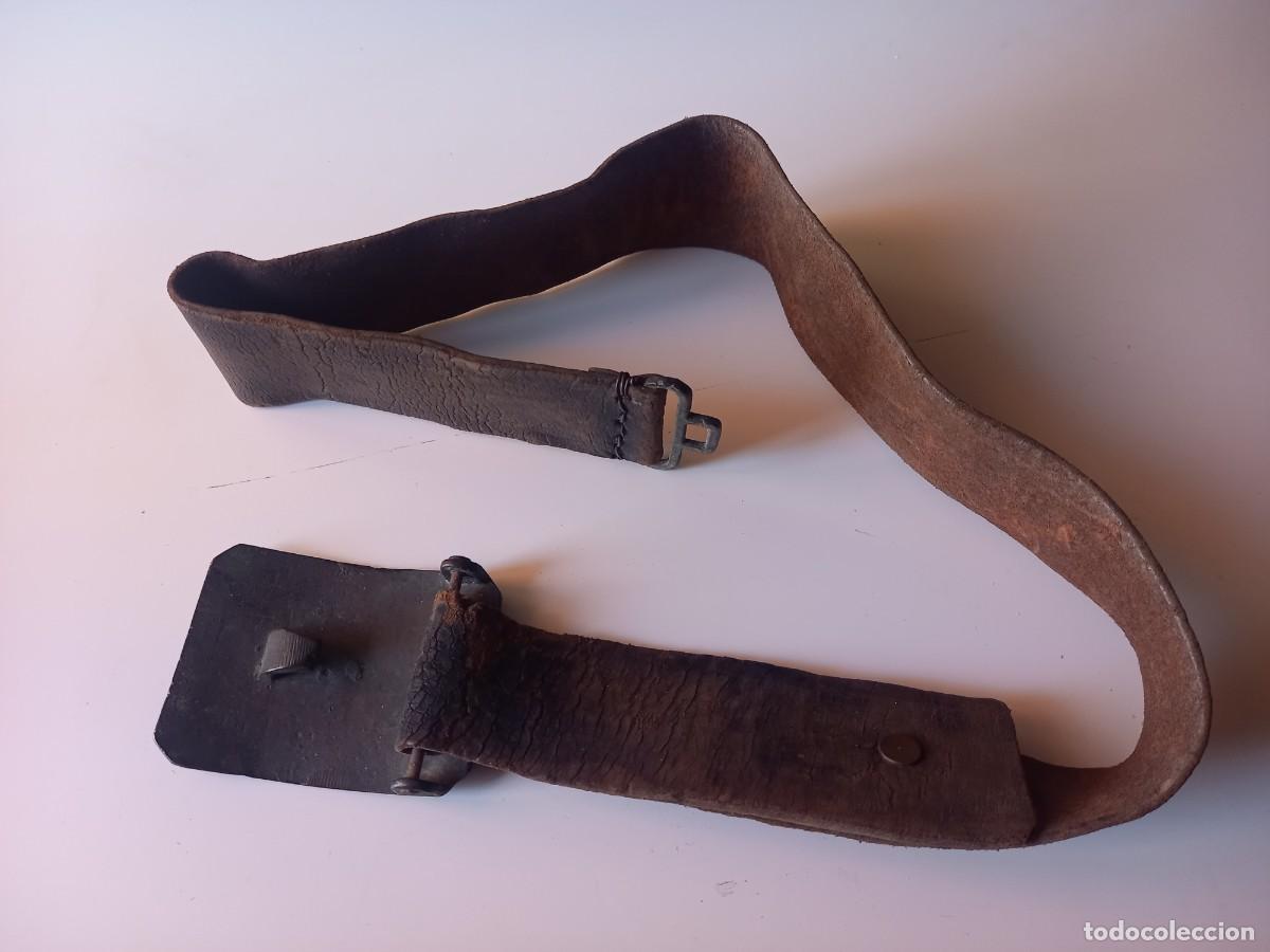 Militaria: CINTUR&Oacute;N CE&Ntilde;IDOR EJ&Eacute;RCITO REPUBLICANO - RARO - Foto 4