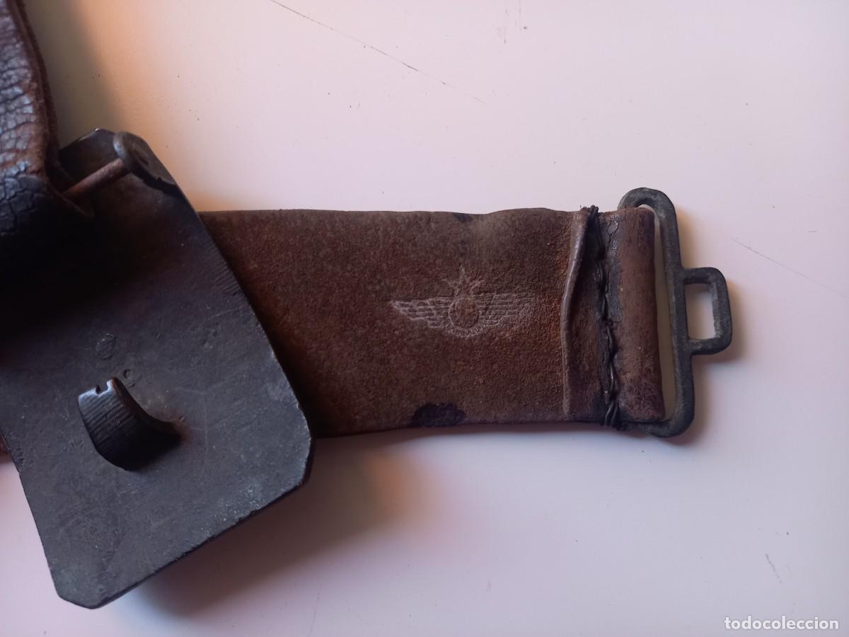Militaria: CINTUR&Oacute;N CE&Ntilde;IDOR EJ&Eacute;RCITO REPUBLICANO - RARO - Foto 5