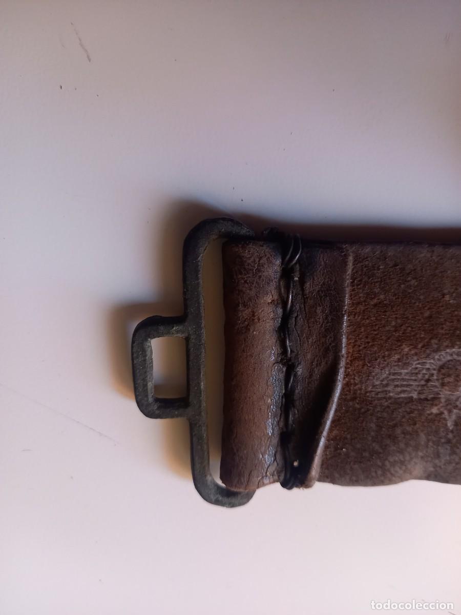 Militaria: CINTUR&Oacute;N CE&Ntilde;IDOR EJ&Eacute;RCITO REPUBLICANO - RARO - Foto 6