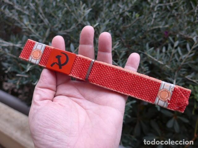 Militaria: ANTIGUO CINTURON JUVENTUDES COMUNISTAS EPOCA REPUBLICA GUERRA CIVIL ORIGINAL