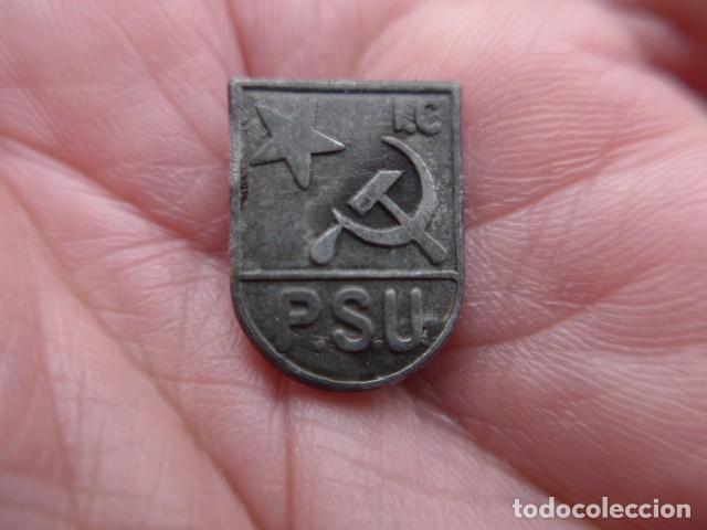 Militaria: ANTIGUA INSIGNIA PSU IC COMUNISTA GUERRA CIVIL ORIGINAL I.C P.S.U.