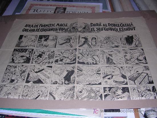 Military Antiques: AUCA DE FRANCESC MACIA QUE AMB F&Eacute; CONSTANCIA I VIRTUT DAR&Aacute; AL POBLE CATALA EL SEU GLORIOS ESTATUT