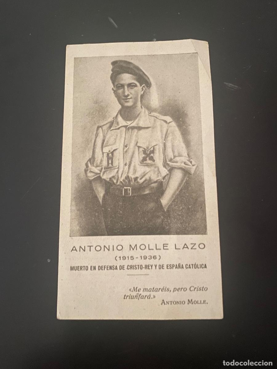 Militaria: Recordatorio Requete ca&iacute;do en combate. - Foto 1